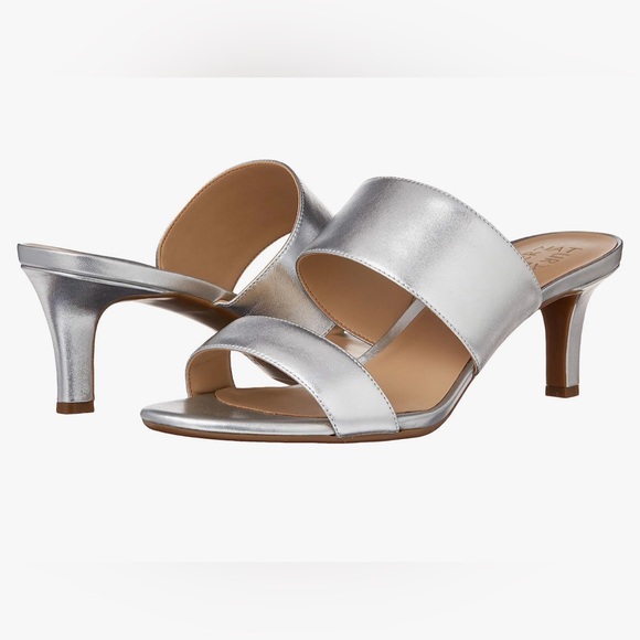 Women’s silver heels - Picture 3 of 4